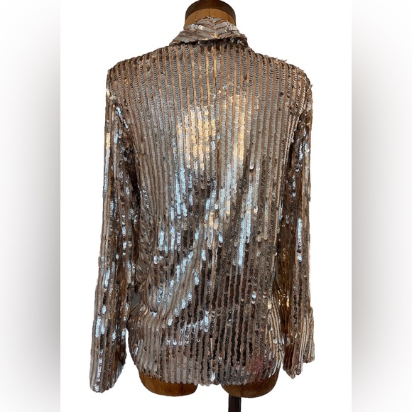 Lulu's SOLD OUT Multi Sequin Blazer Statement Piece NWT M - Picture 4 of 15